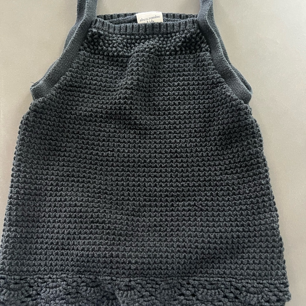 Abercrombie Black Knit Tank Top